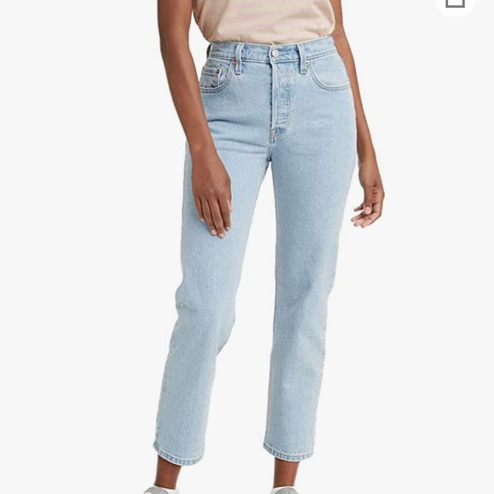 Levi’s 501 High Rise Cropped Jeans - Samba Blues NWT